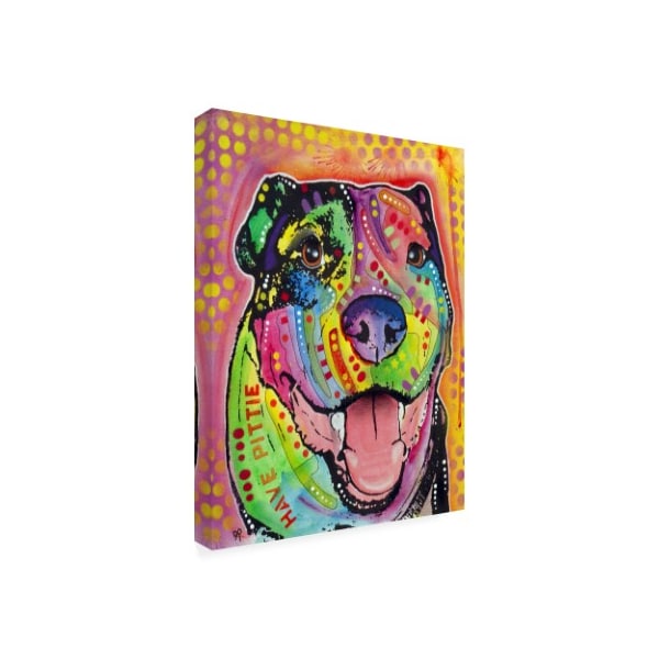 Dean Russo 'Have Pittie Stencil' Canvas Art,18x24